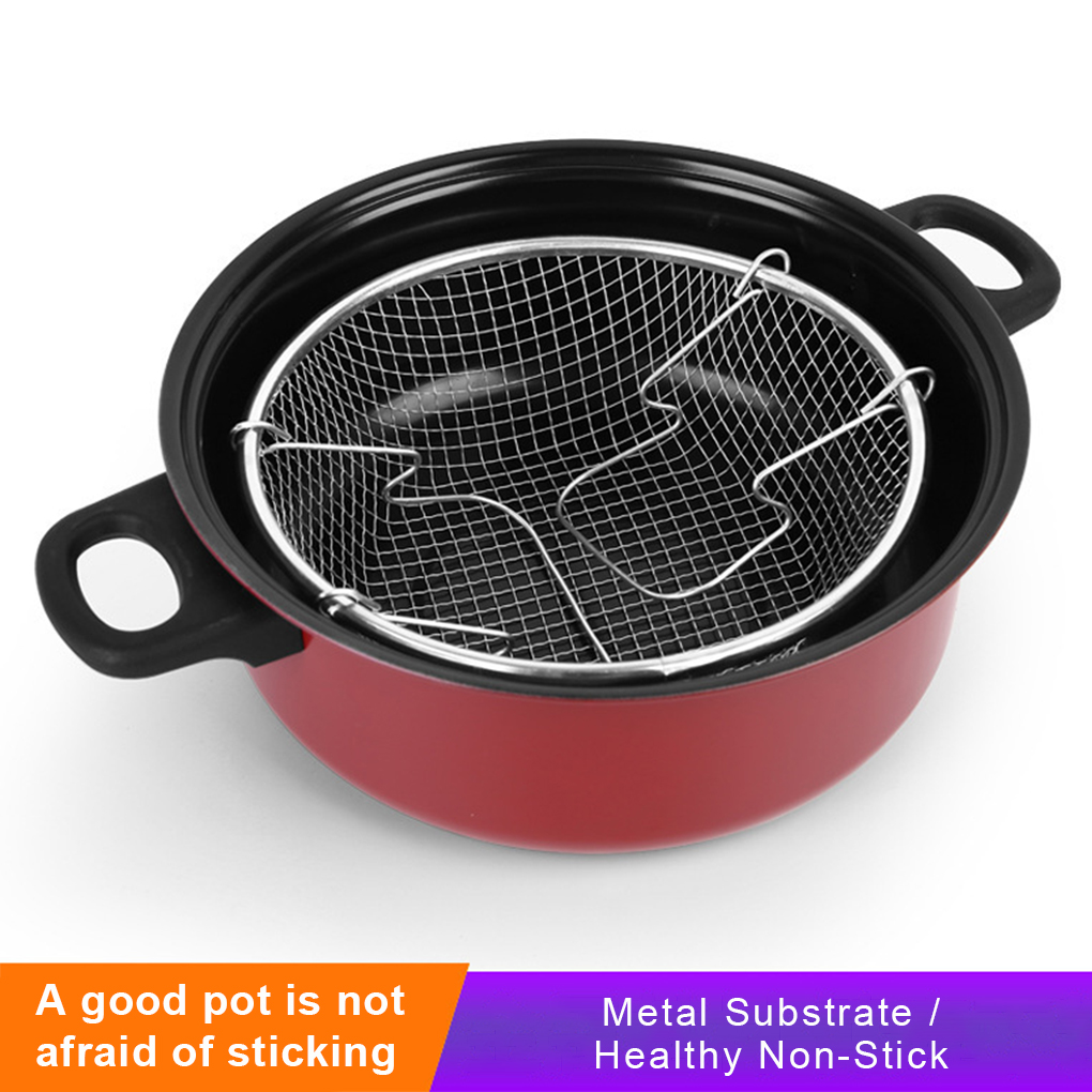Commercial Kitchen Appliance - Deep Fry Pot Apartment Fryer Nonstick