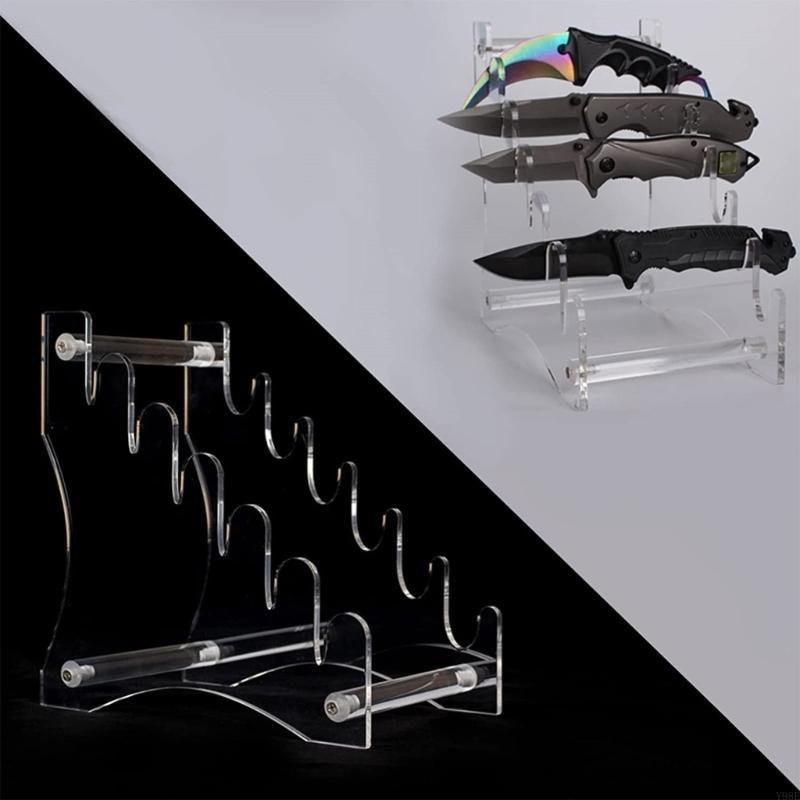 Commercial Kitchen Knife Holder - Hiển thị dao trong suốt Đứng