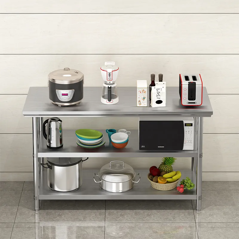Commercial Kitchen Prep Table - Stainless Steel Workbench Kitchen Operating Table