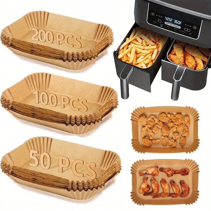 Commercial Kitchen Appliance - Air Fryer Paper Liners Disposable Oil-proof&Heat