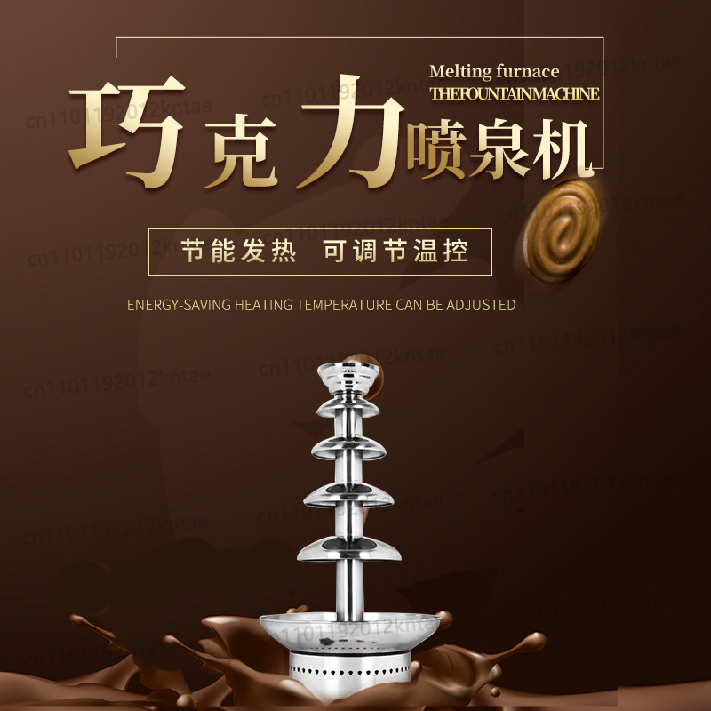 Five-tier commercial large cho - đánh giá và giá Chocolate Fountain Commercial