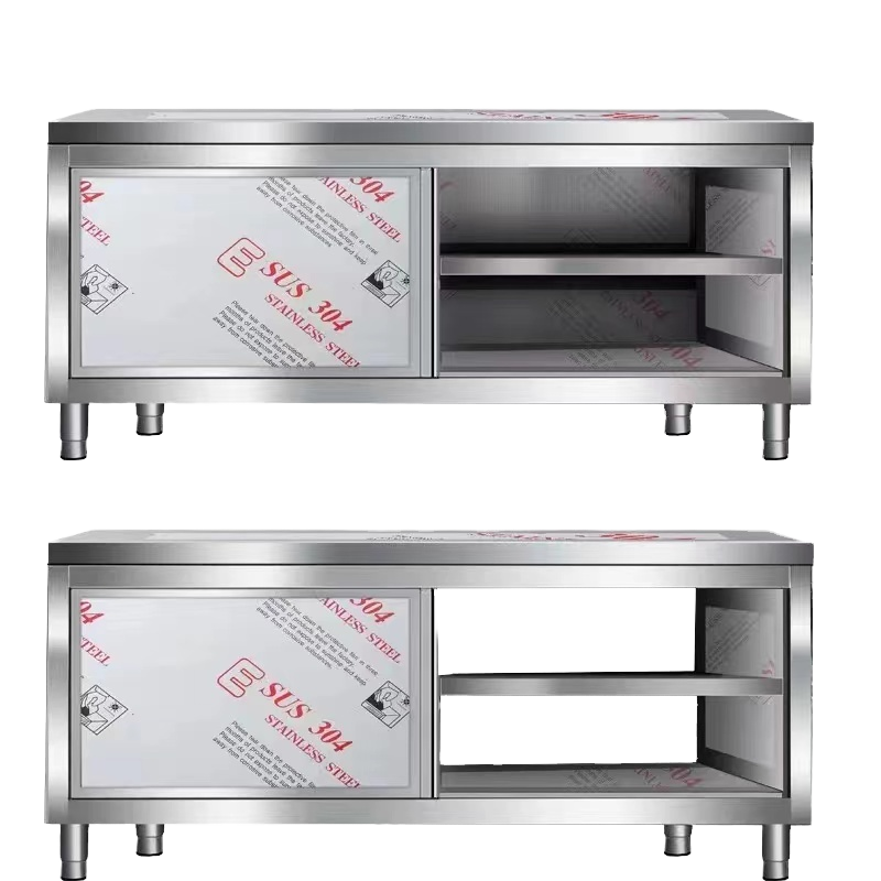 Stainless Steel Workbench Heav - đánh giá và giá Commercial Kitchen Prep Table With Storage