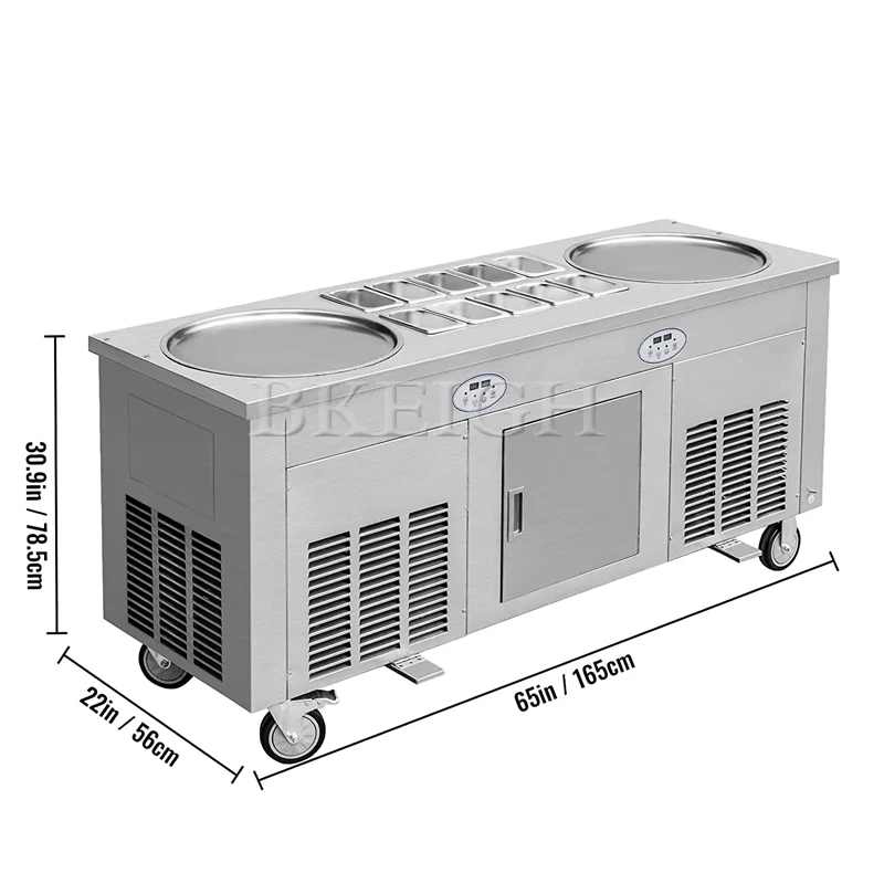 Automatic Large Pot Ice Cream  - đánh giá và giá Commercial Kitchen Ice Machine