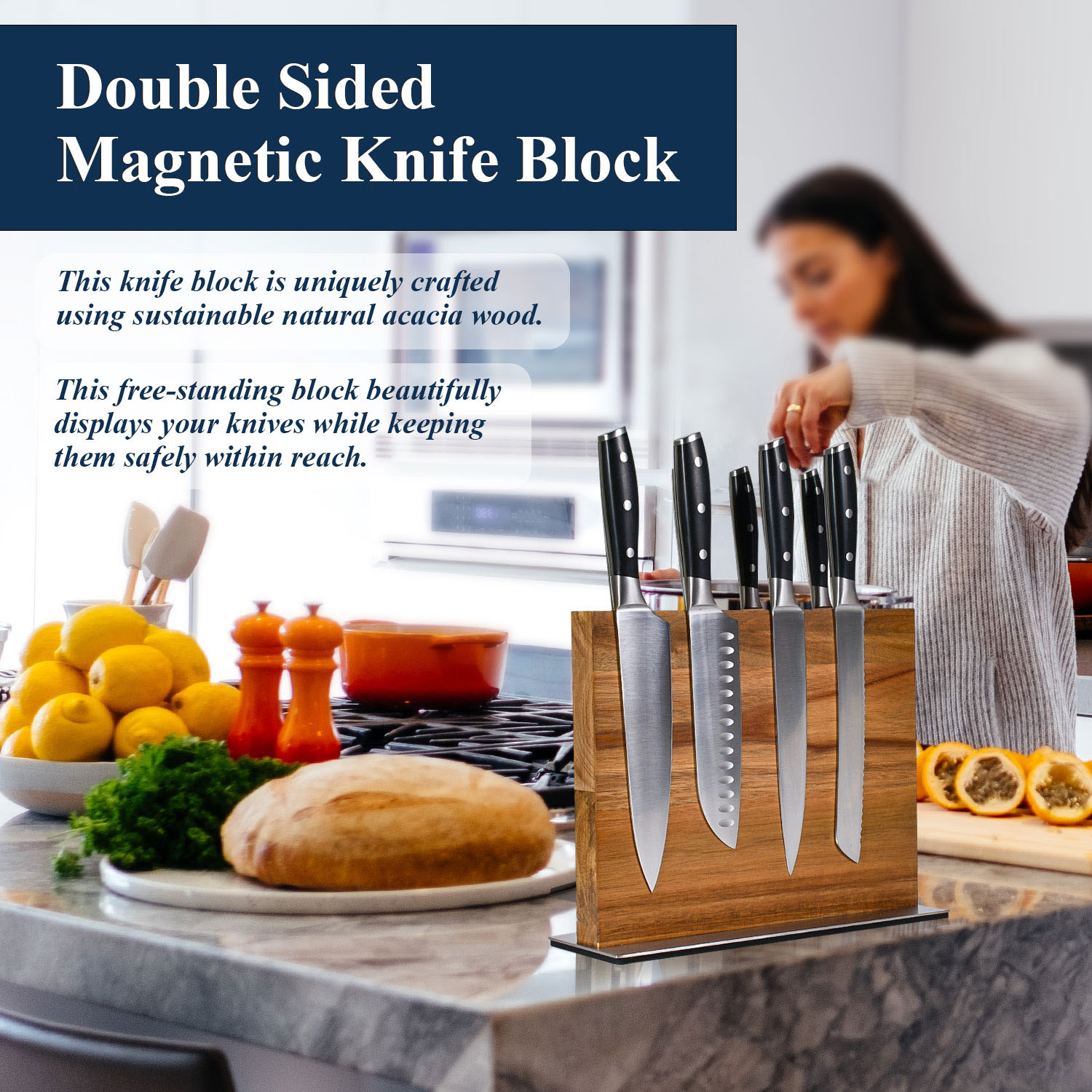 High Quality Magnetic Knife Bl - đánh giá và giá Commercial Kitchen Knife Holder