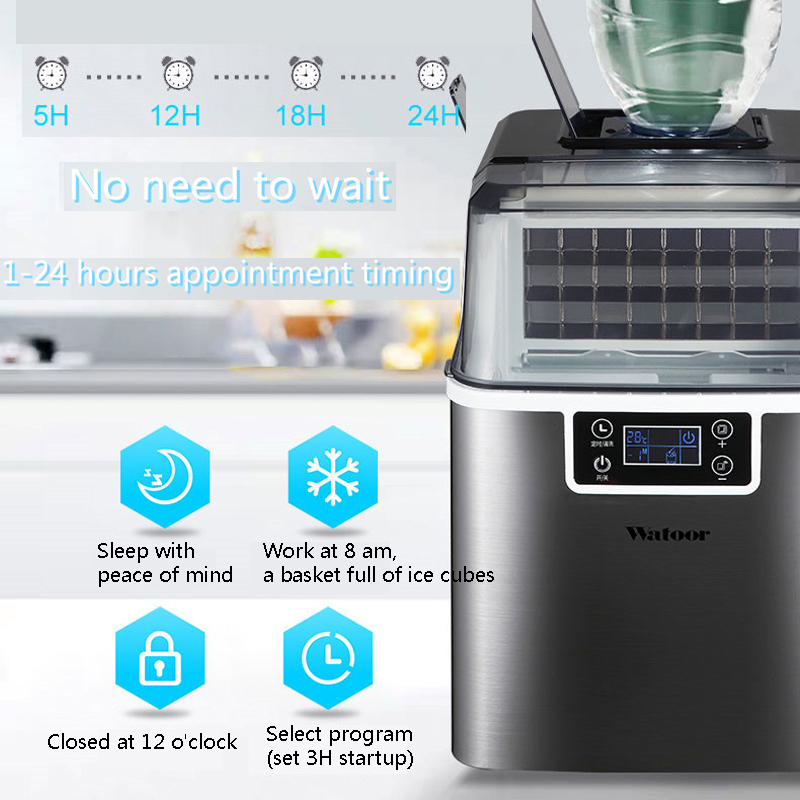 PBOBP Ice Cube Maker 30KG Wate - đánh giá và giá Commercial Kitchen Ice Machine