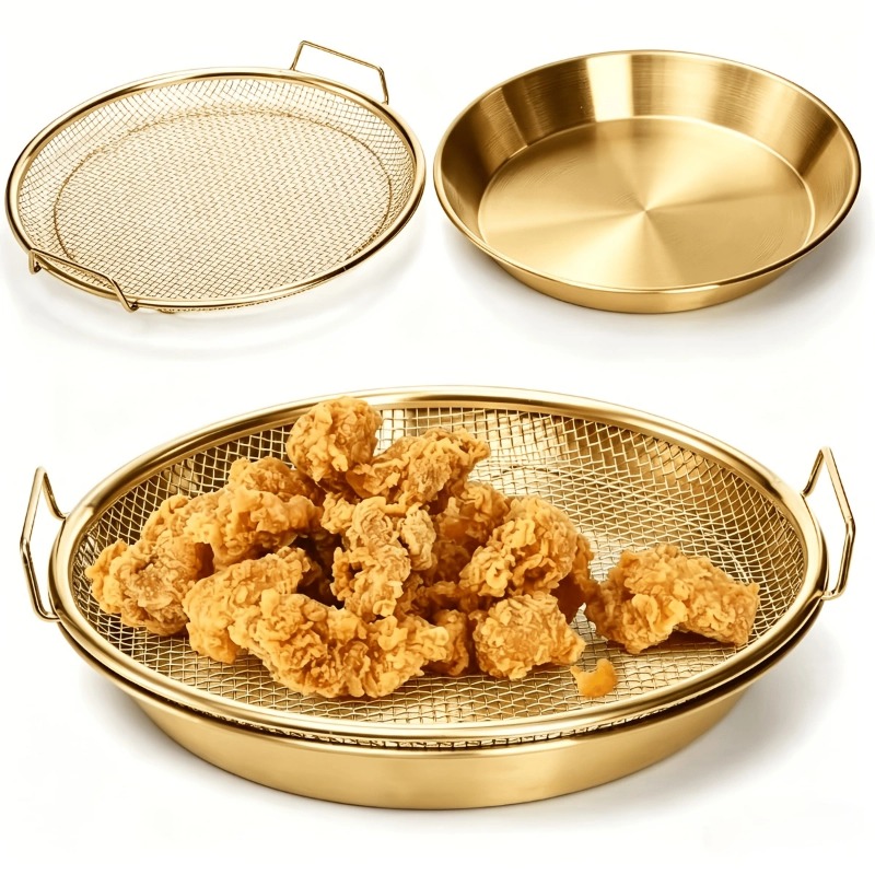 Gold Heavy Duty Deep Fryer Rac - đánh giá và giá Commercial Kitchen Appliance