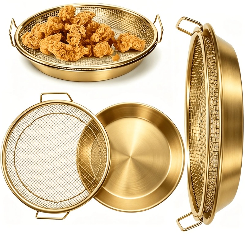 Gold Heavy Duty Deep Fryer Rac - đánh giá và giá Commercial Kitchen Appliance