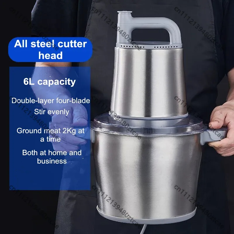 6L Stainless Steel Electric Me - đánh giá và giá Commercial Kitchen Grinder