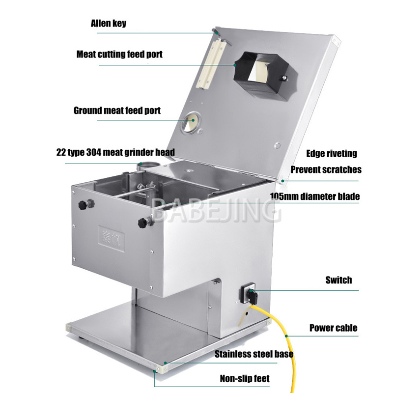 Fully Automatic Electric Meat  - đánh giá và giá Commercial Kitchen Grinder