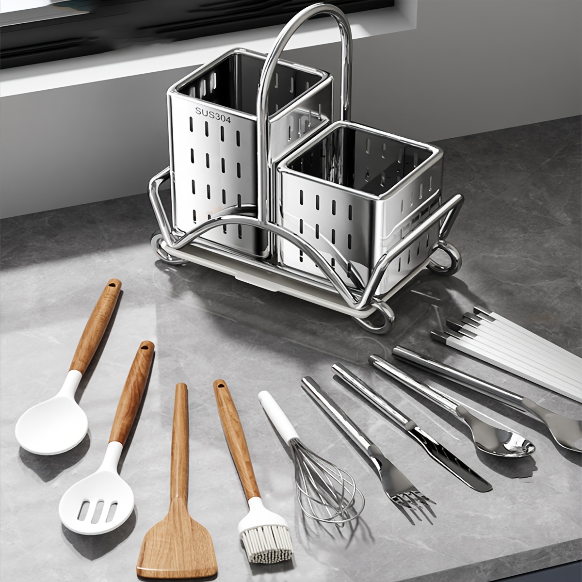 Kitchen Cutlery Organiser, Sta - đánh giá và giá Commercial Kitchen Knife Holder