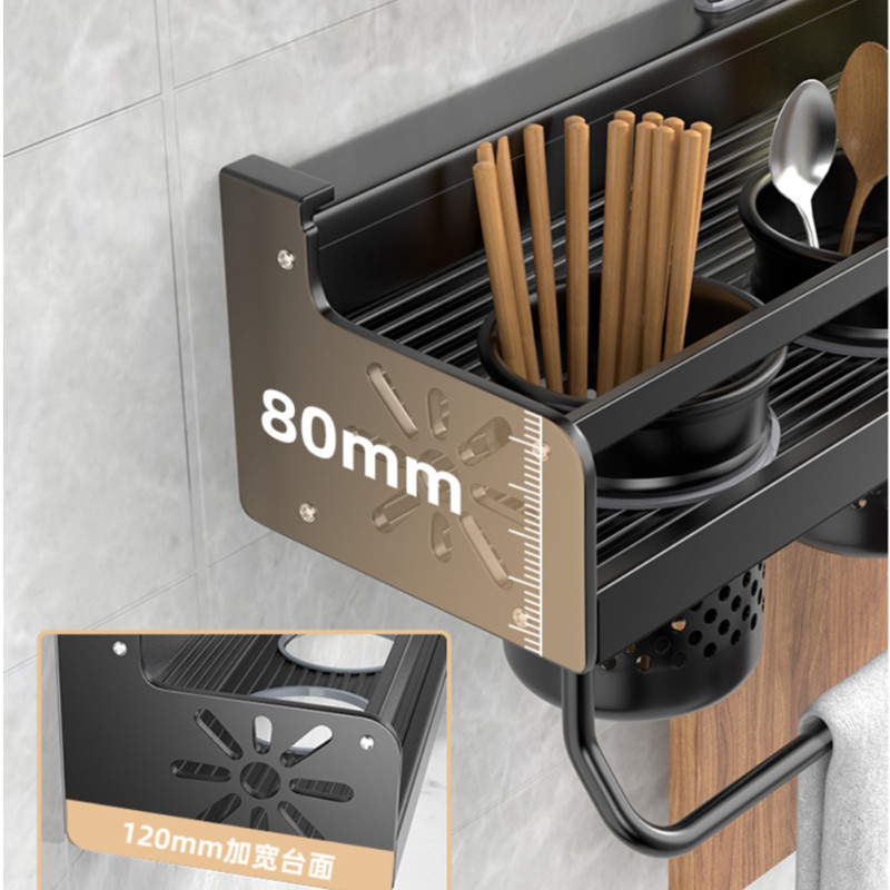 Kitchen Organizer Shelf Wall-m - đánh giá và giá Commercial Kitchen Knife Holder