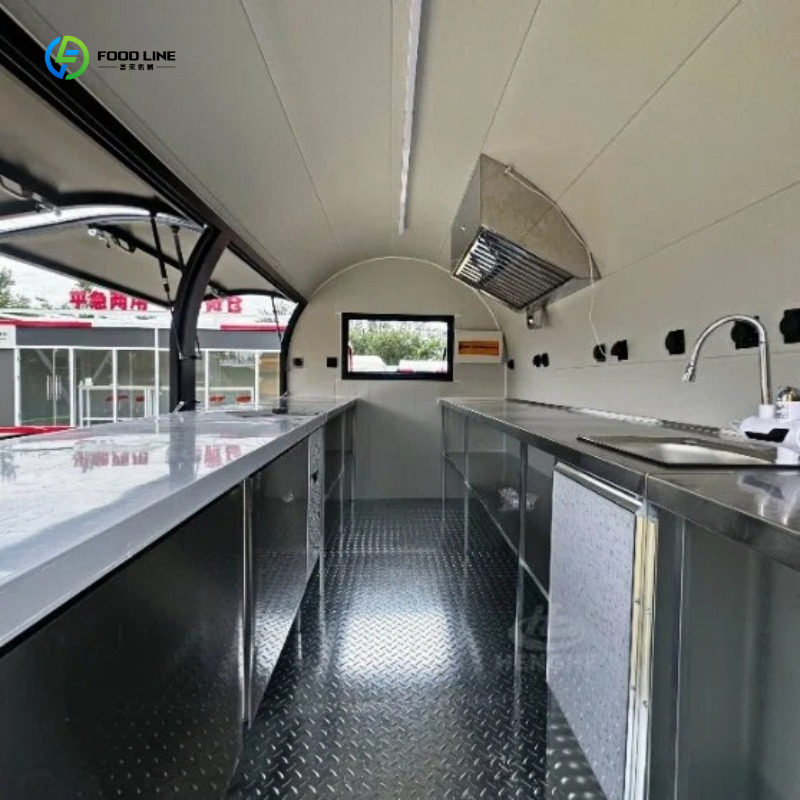 Sleek Minimalist Food Traile M - đánh giá và giá Commercial Kitchen Units For Sale