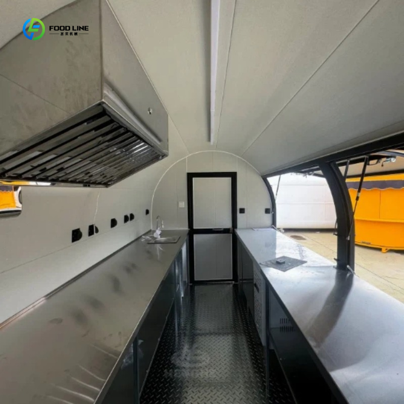 Sleek Minimalist Food Traile M - đánh giá và giá Commercial Kitchen Units For Sale