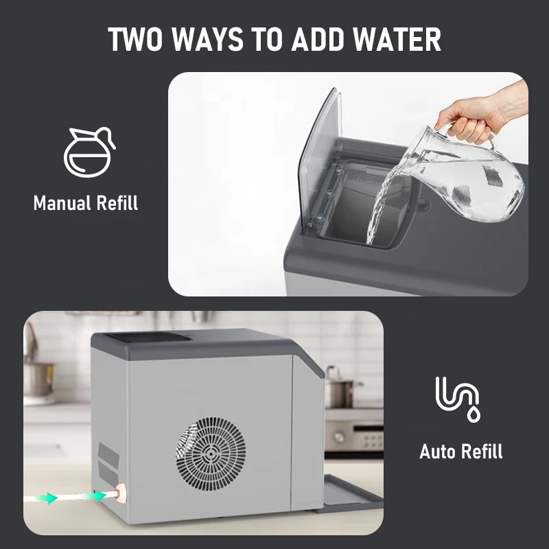 33LBS/24H Commercial Ice Maker - đánh giá và giá Commercial Kitchen Ice Machine