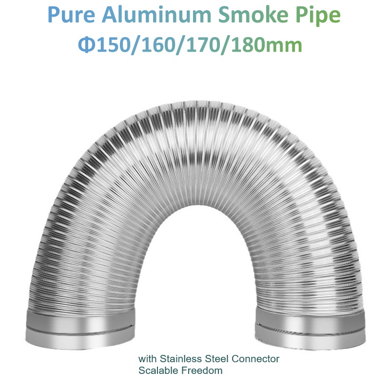 Φ90-180mm Pure Aluminum Smoke  - đánh giá và giá Commercial Kitchen Ventilation