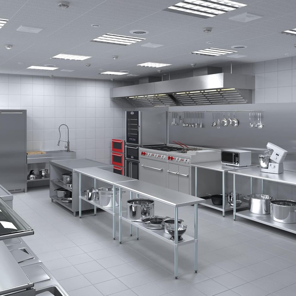 StainlSteel Table + Add Caster - đánh giá và giá Commercial Kitchen Prep Table