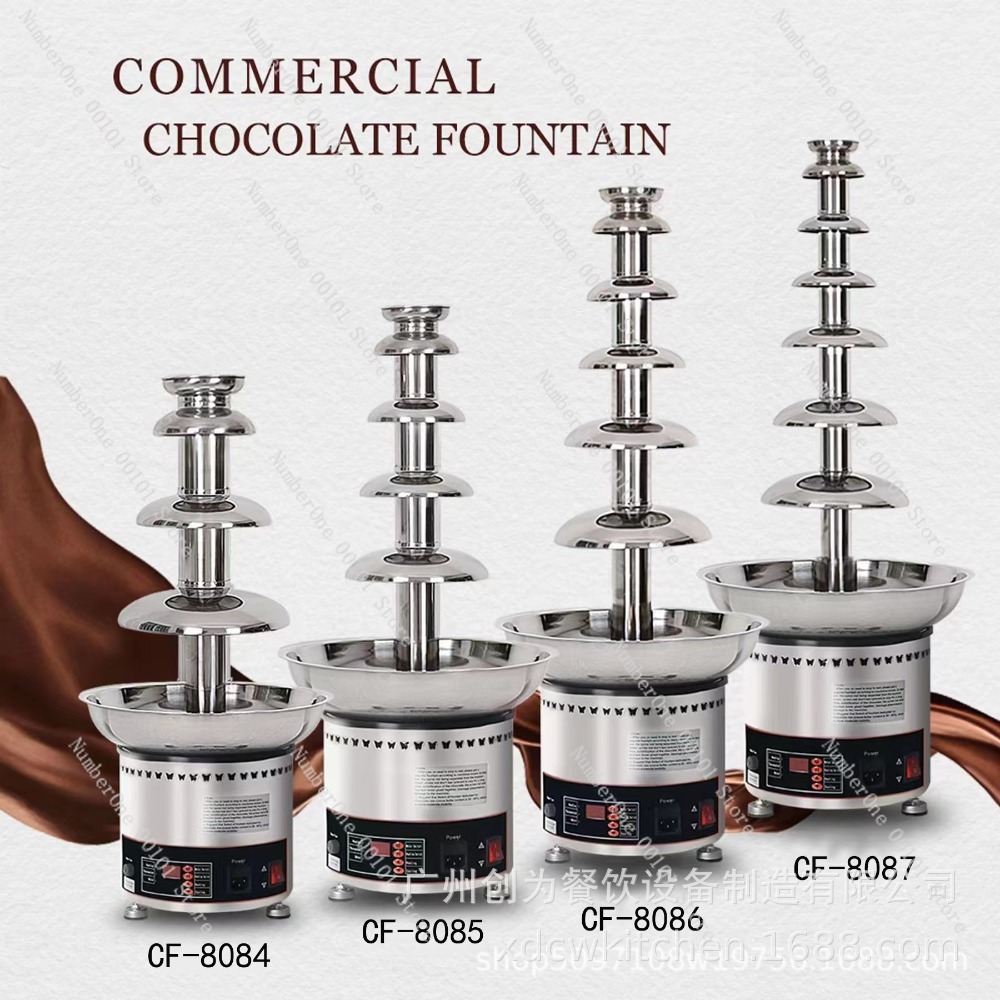 4-7 layers chocolate fountain  - đánh giá và giá Chocolate Fountain Commercial