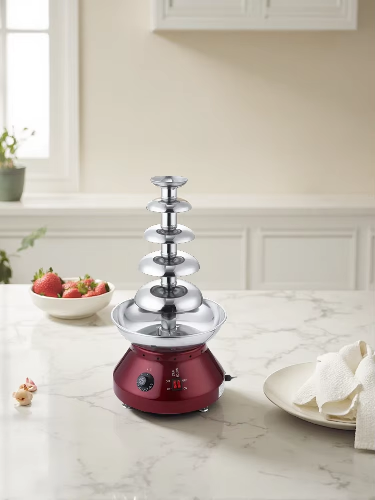 5-Tier Automatic Chocolate Fou - đánh giá và giá Chocolate Fountain Commercial