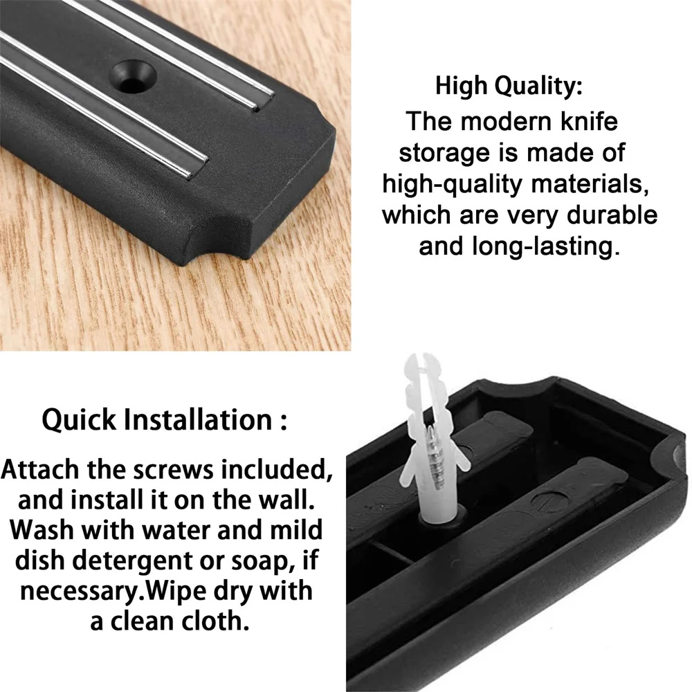 13 Inch Magnetic Knife Holder  - đánh giá và giá Commercial Kitchen Knife Holder