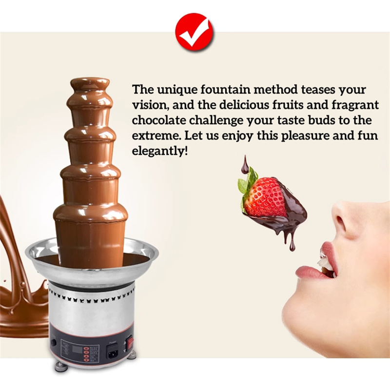 5 layers/6 layers Commercial C - đánh giá và giá Chocolate Fountain Commercial
