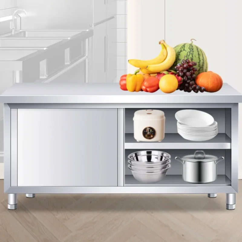 Bar Cart Stainless Steel Kitch - đánh giá và giá Commercial Kitchen Prep Table With Storage