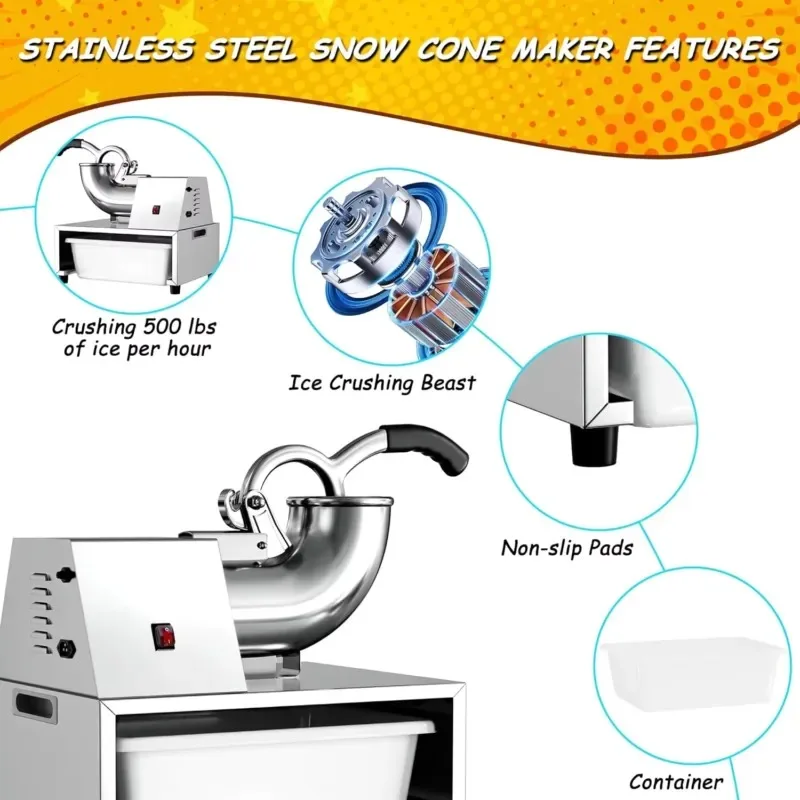 2026 Latest Semi-Automatic Ice - đánh giá và giá Commercial Kitchen Ice Machine