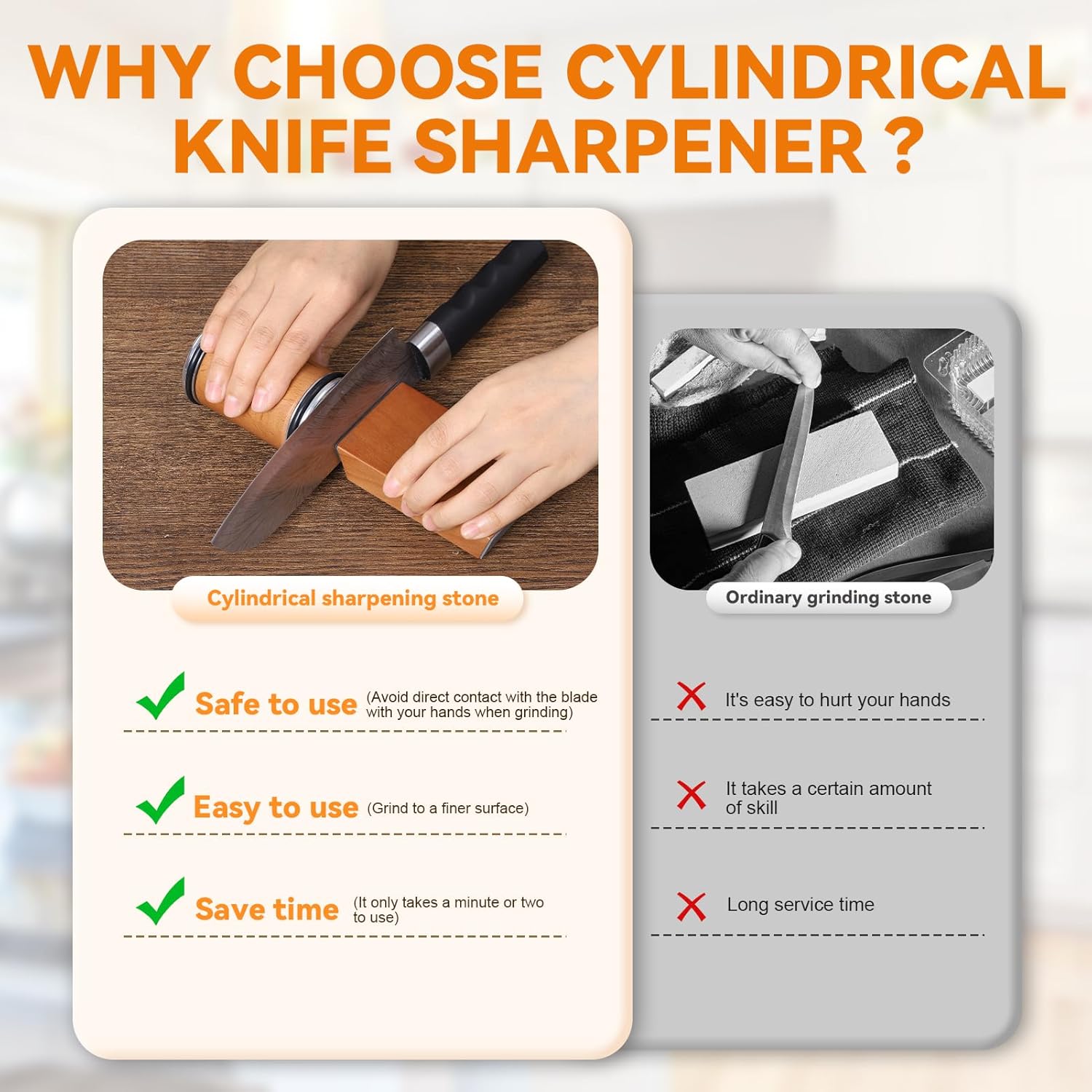 Rolling Knife Sharpener Magnet - đánh giá và giá Commercial Kitchen Knife Holder