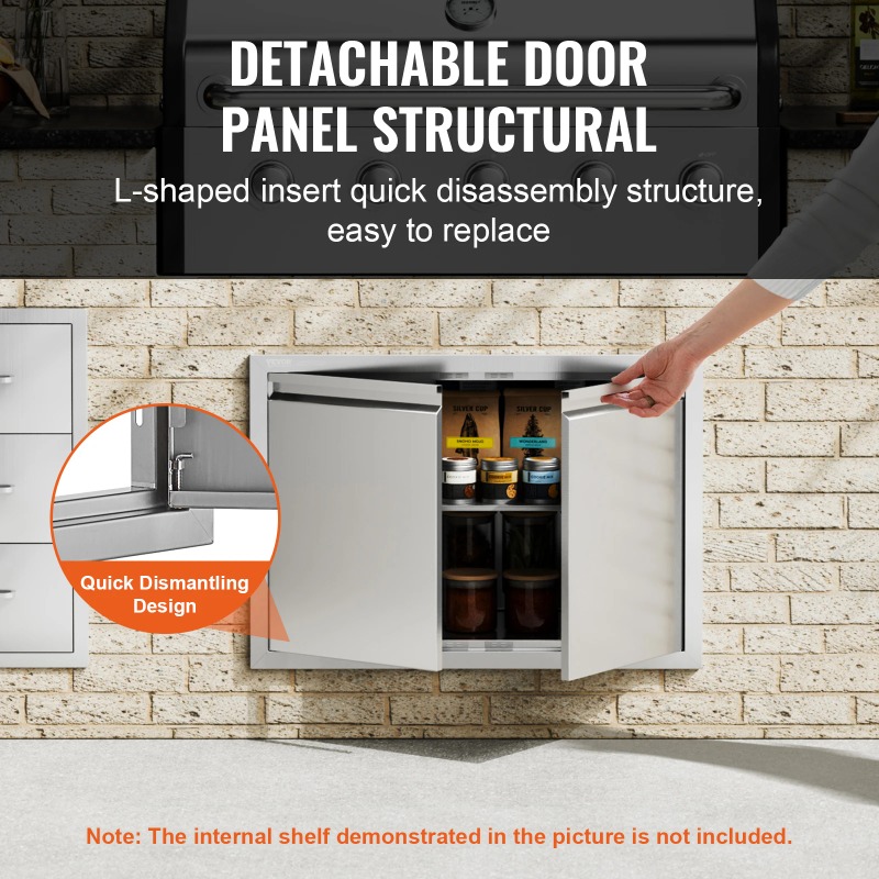 BBQ Access Door Stainless Stee - đánh giá và giá Commercial Kitchen Wall Panel